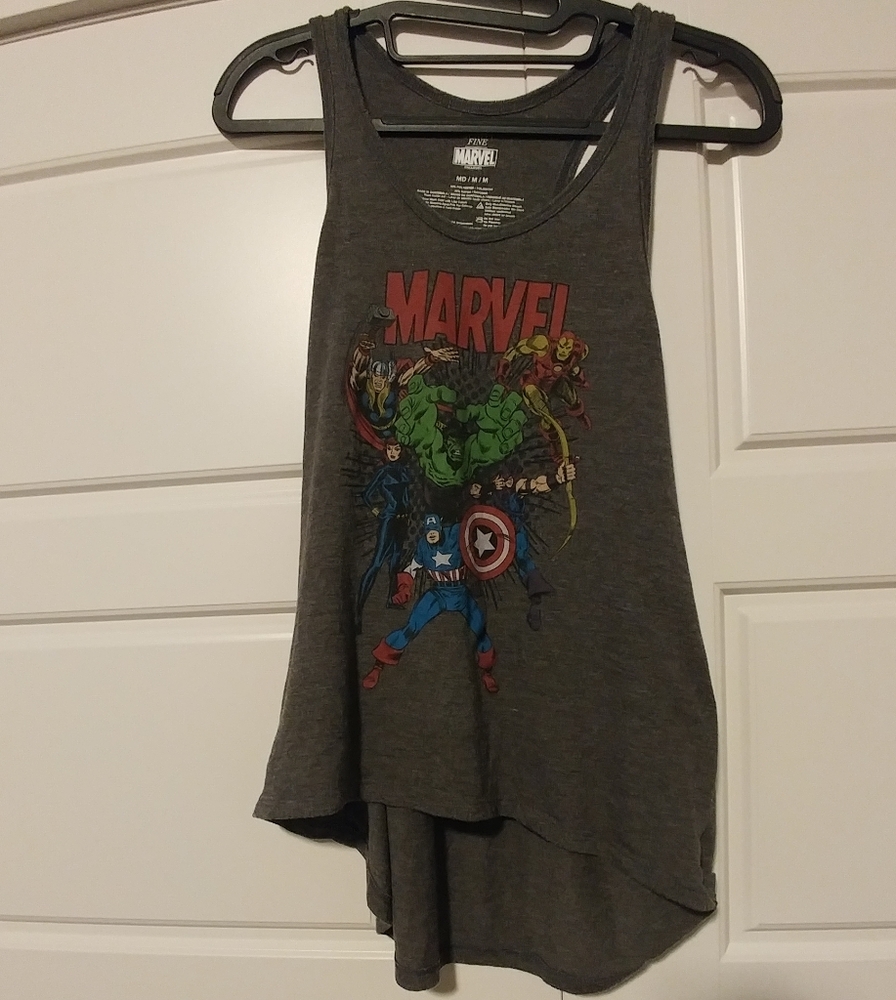 Avengers hi-low tank top